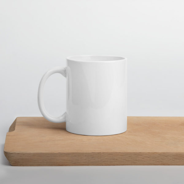 white mug product photo