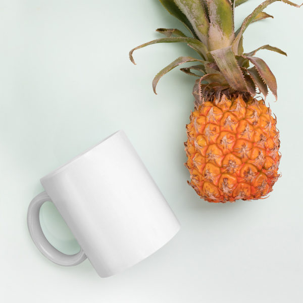 white mug product photo