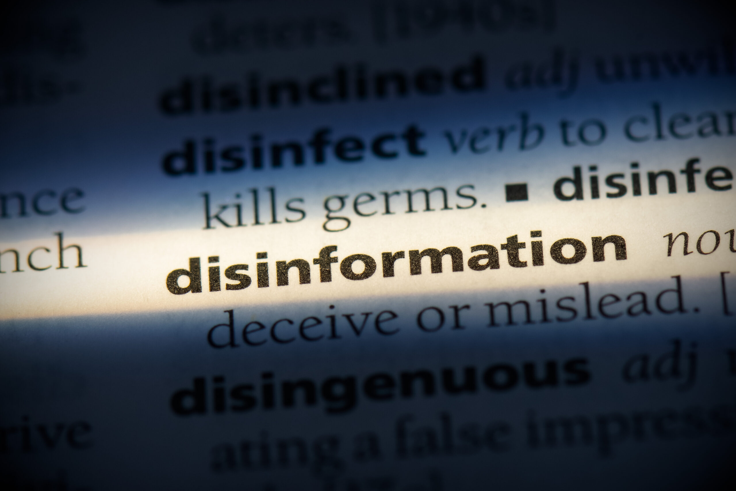 Disinformation,Word,In,A,Dictionary.,Disinformation,Concept.