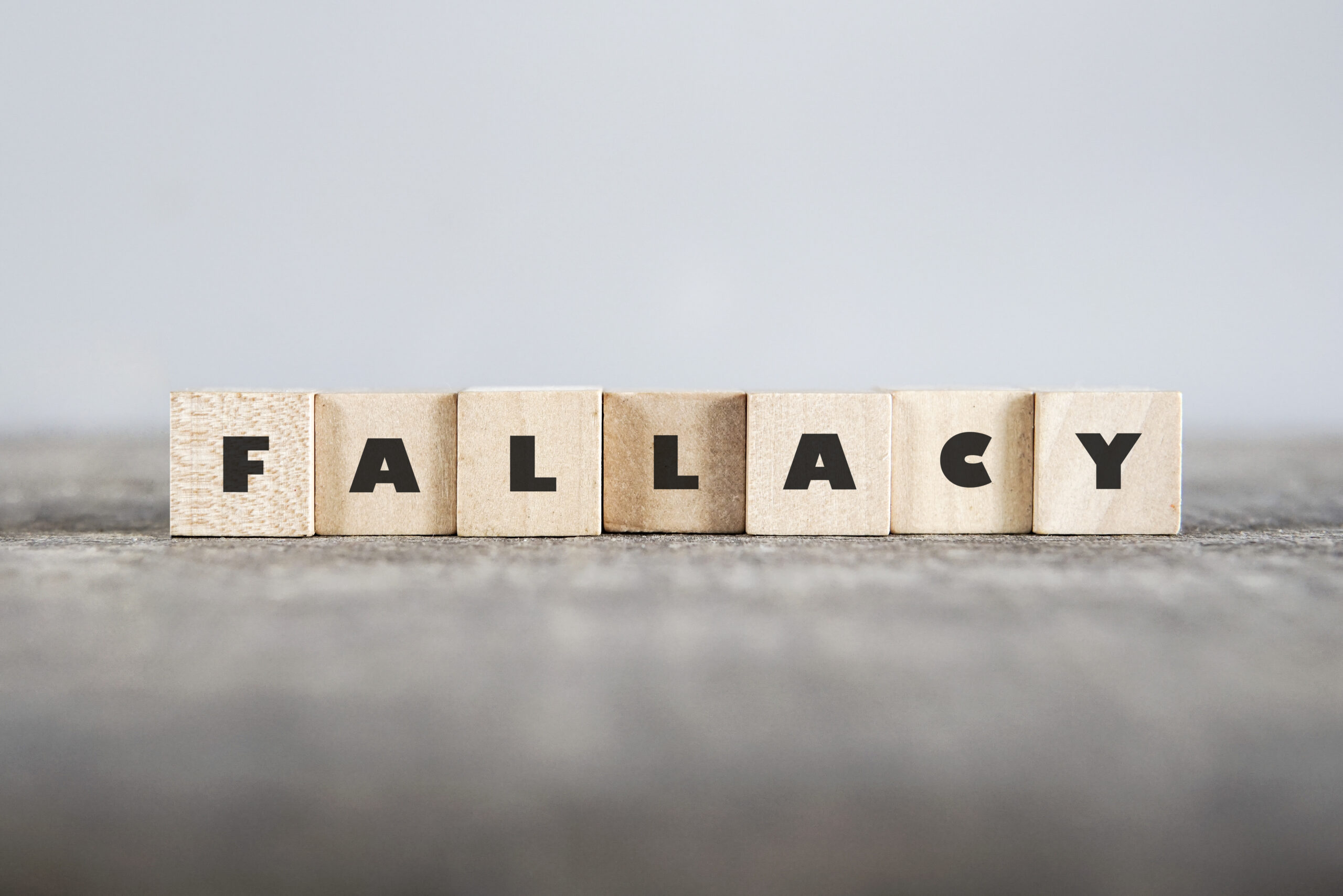 Fallacy,Word,Made,With,Building,Blocks
